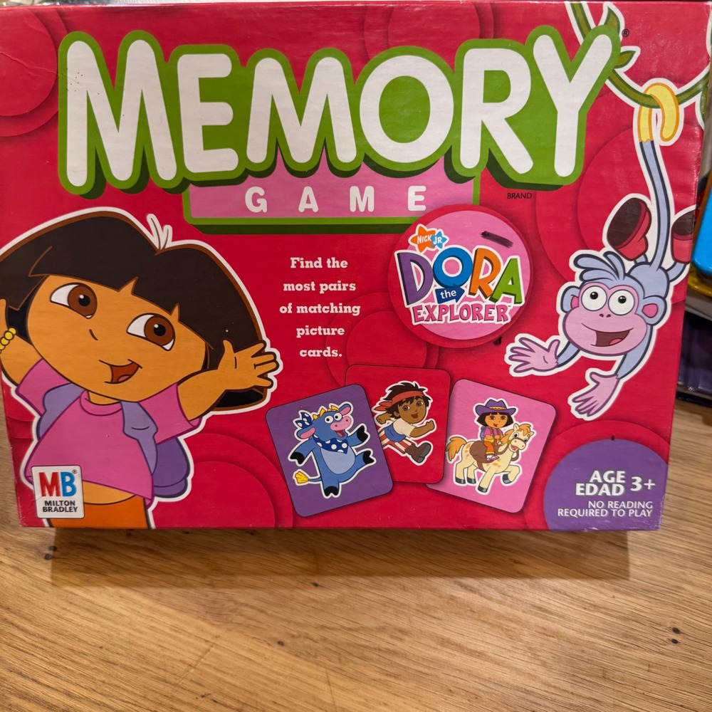 Milton Bradley Dora the Explorer Memory Game 2004 Nick Jr‎ Matching Game 42591